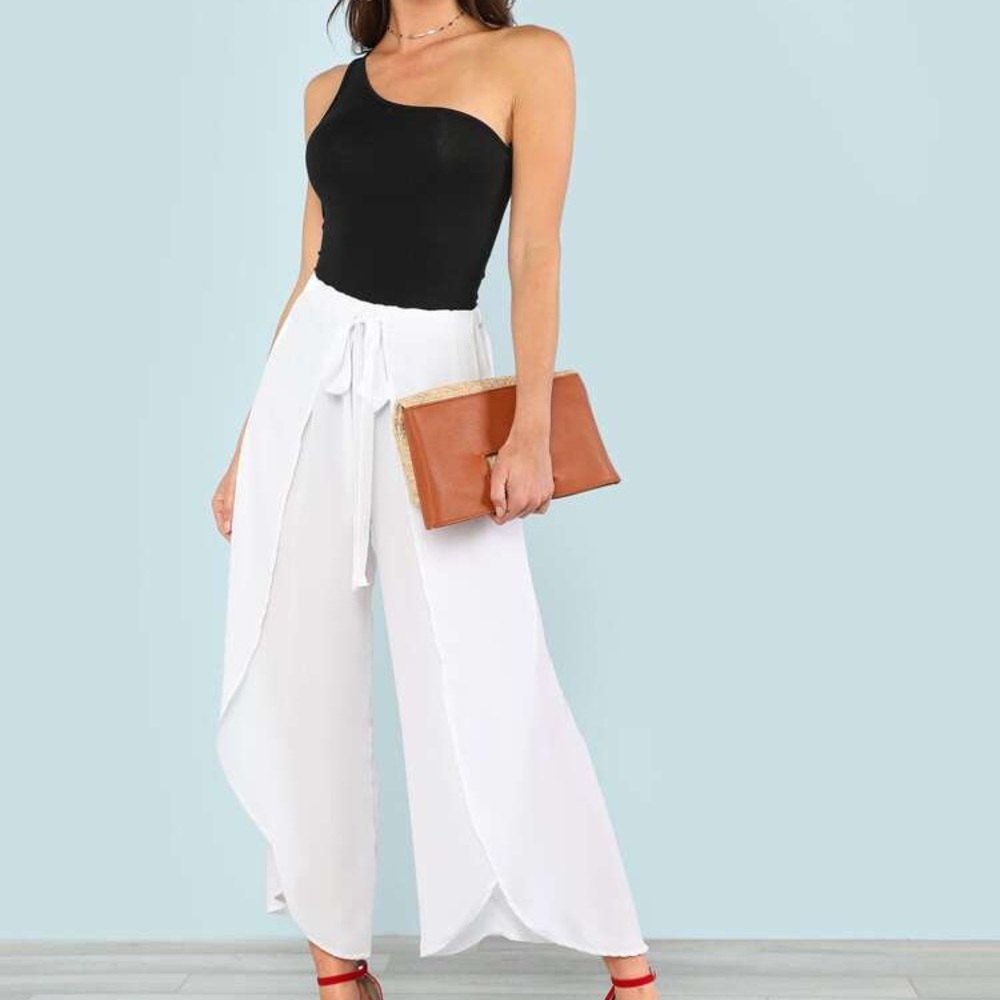 One shoulder body suit